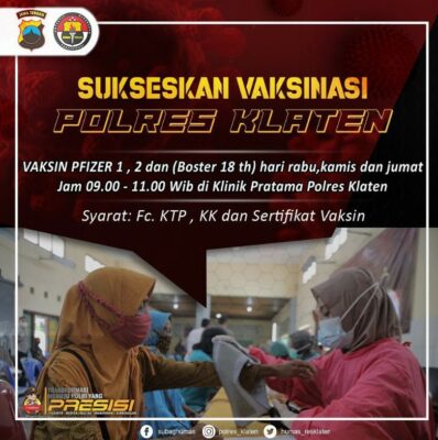 Info Vaksinasi Klaten