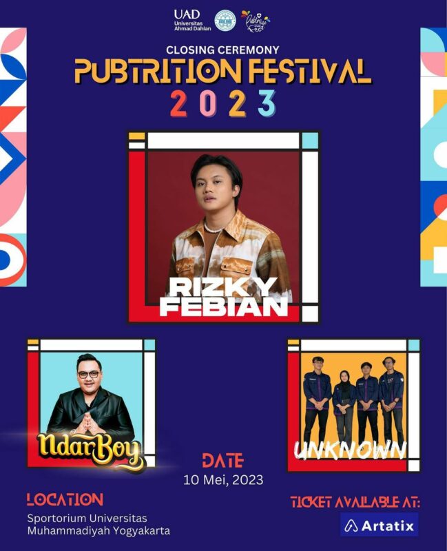 Rizky Febian on Pubrition Fest UMY 2023