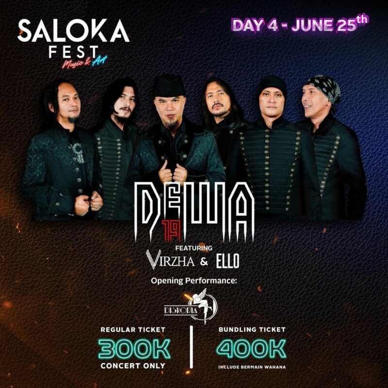 Dewa 19 on Saloka Fest 2023