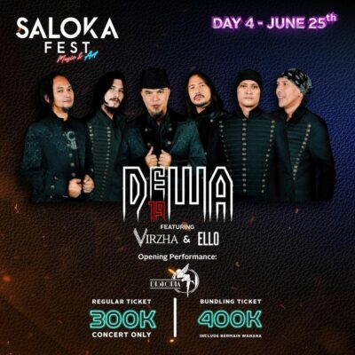 Dewa 19 on Saloka Fest 2023