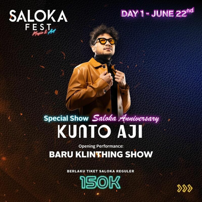 Kunto Aji on Saloka Fest