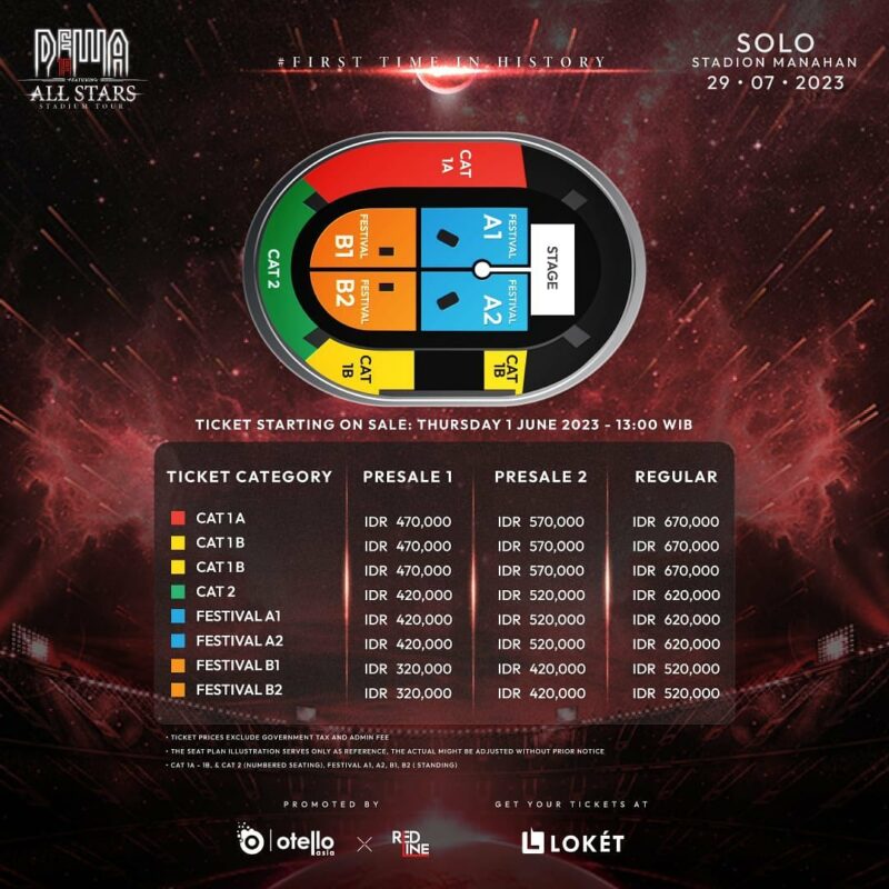 Harga Tiket Konser Dewa 19 di Solo 2023