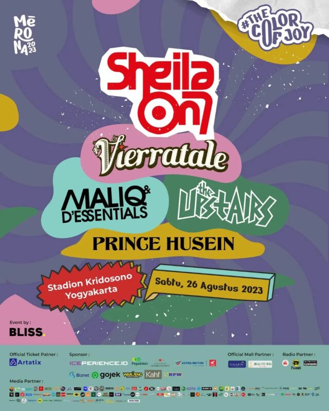 Konser Merona 2023 Yogyakarta bersama Sheila on 7