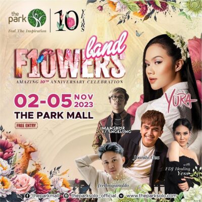 Flowers Land - Konser Yura Yunita di The Park Mall Solo Baru
