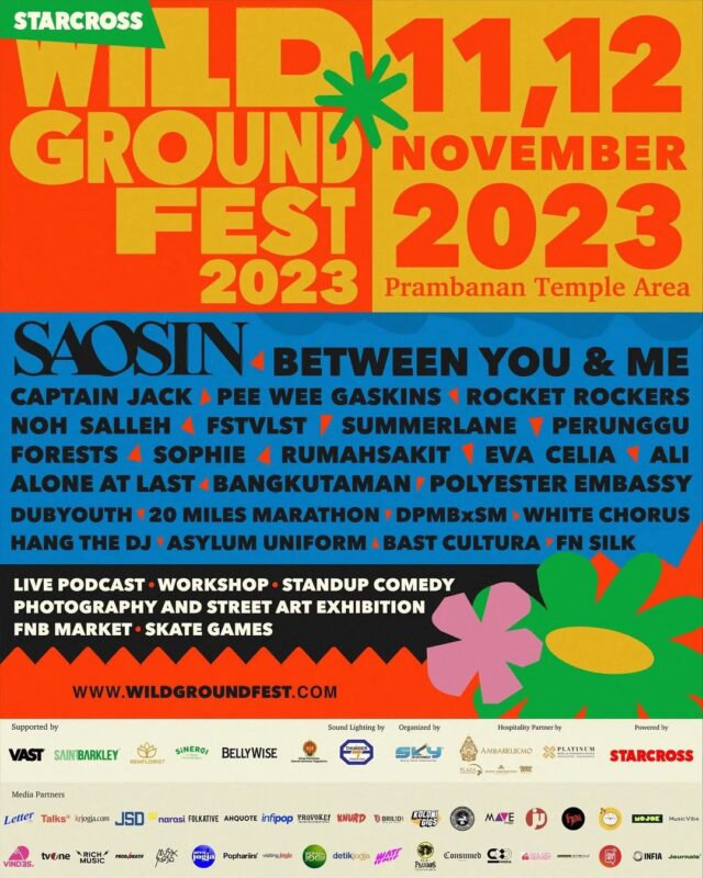 Festival Wild Ground Festival 2023 Prambanan Jogja