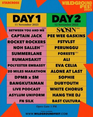 Pengisi Acara Wild Ground Fest 2023