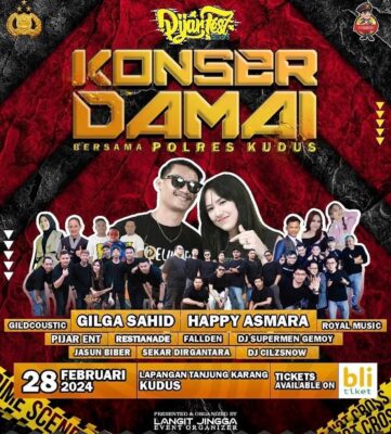 Konser Gilga Sahid Happy Asmara Kudus
