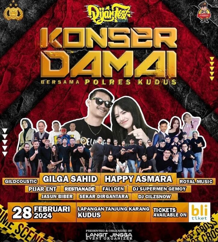 Konser Gilga Sahid Happy Asmara Kudus
