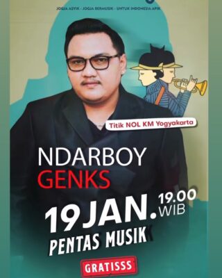 Konser Ndarboy Genks Gratis di Jogja