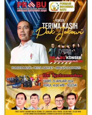 konser Dewa 19 Gratis di De Tjolomadoe Solo